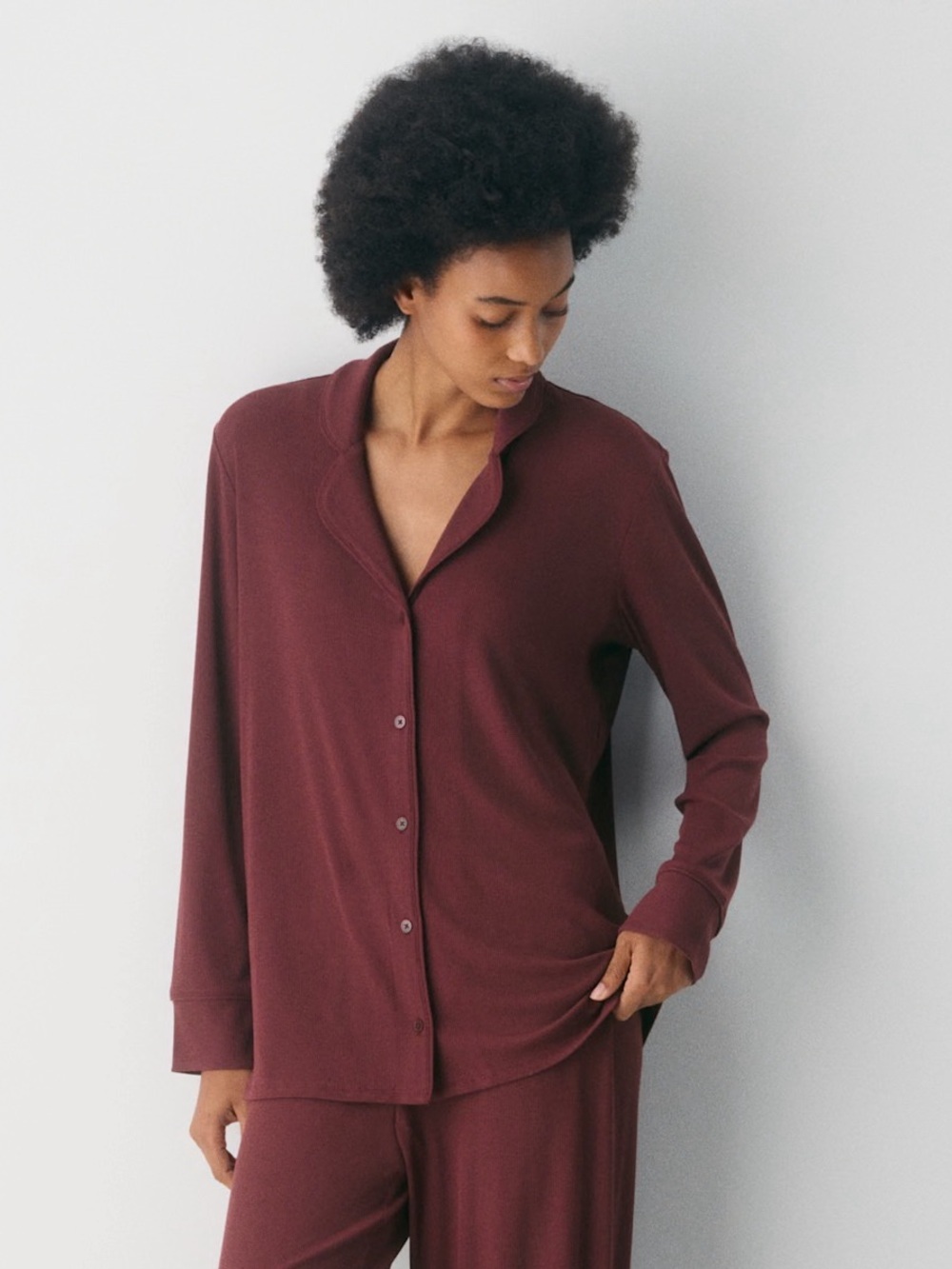 Aritzia Tomorrow Pajama Shirt NWT
